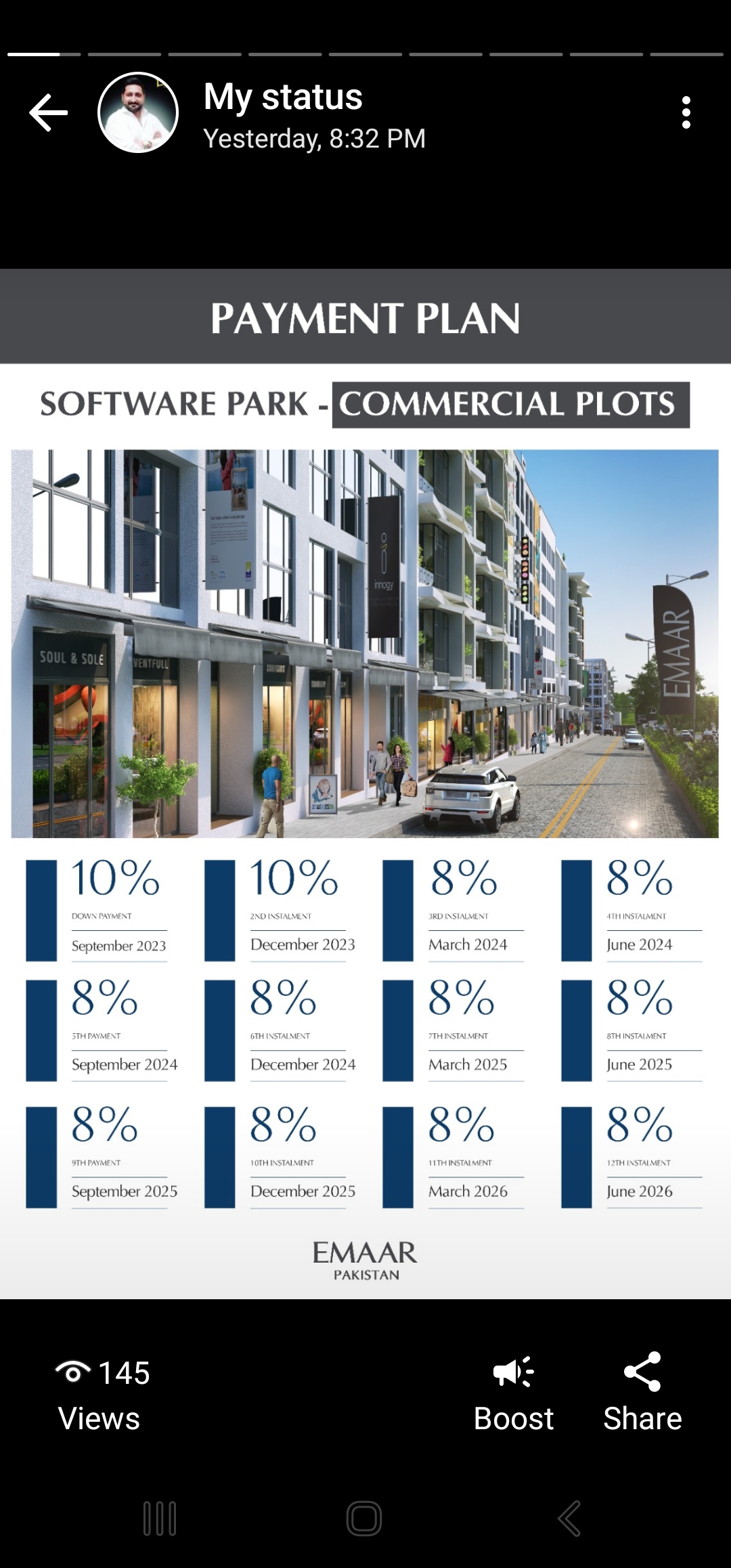 10 Marla Commercial Plot for Sale in EMAAR Islamabad DHA Phase 5