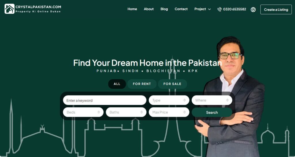Crystal Pakistan Property Agency: Where Dreams Meet Reality