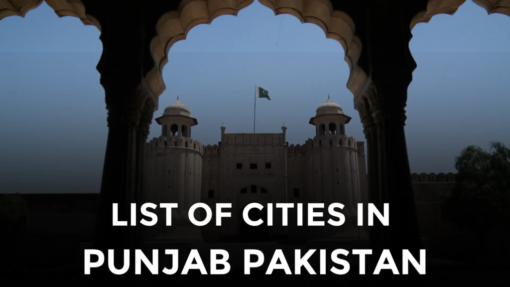 Punjab Pakistan cities