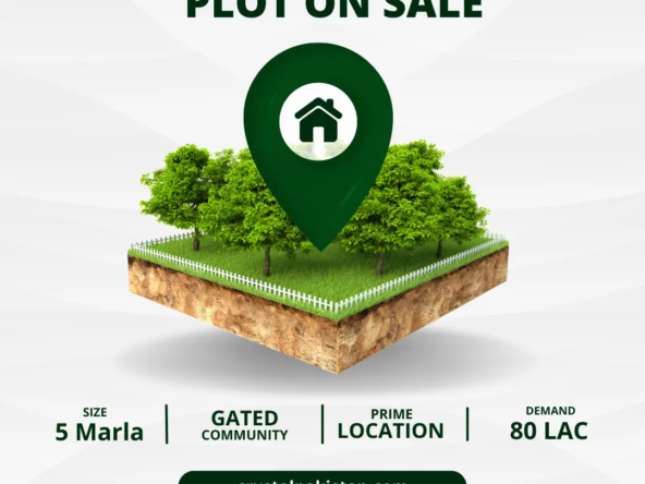 5 Marla Plot for Sale in Lake City Lahore