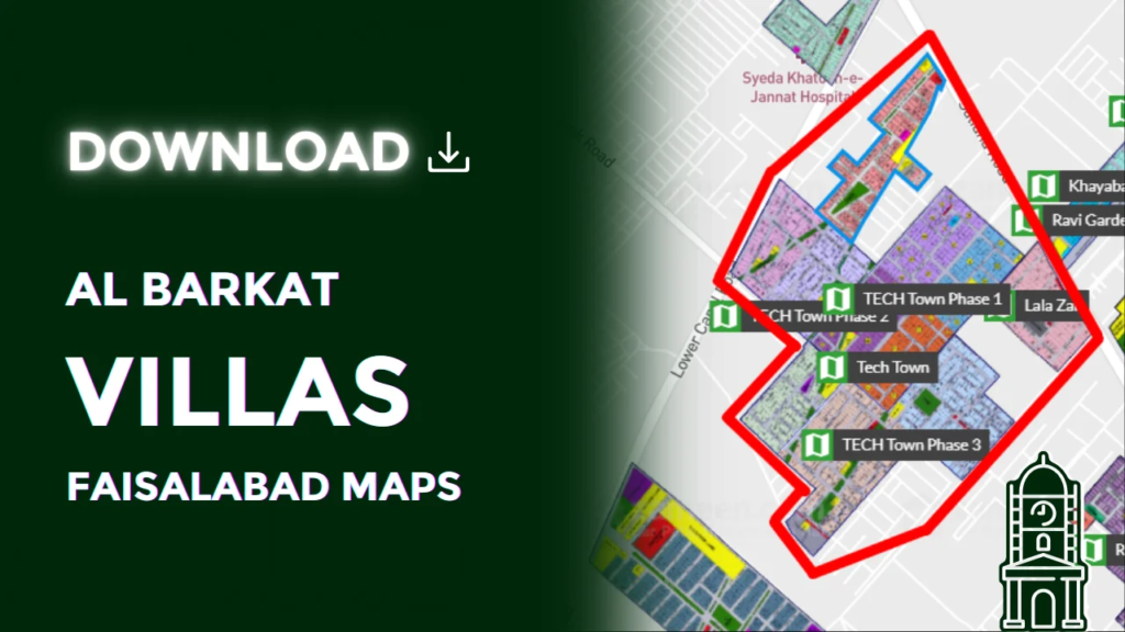 Download Al Barkat Villas Faisalabad Maps