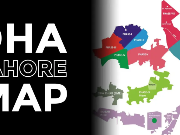 DHA LAHORE Map