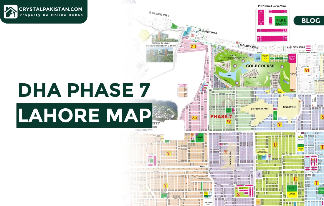 DHA Phase 7 Lahore Map