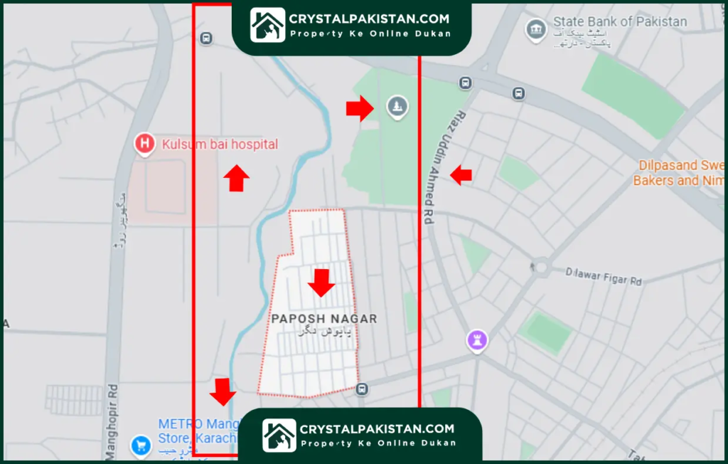 Paposh Nagar Location