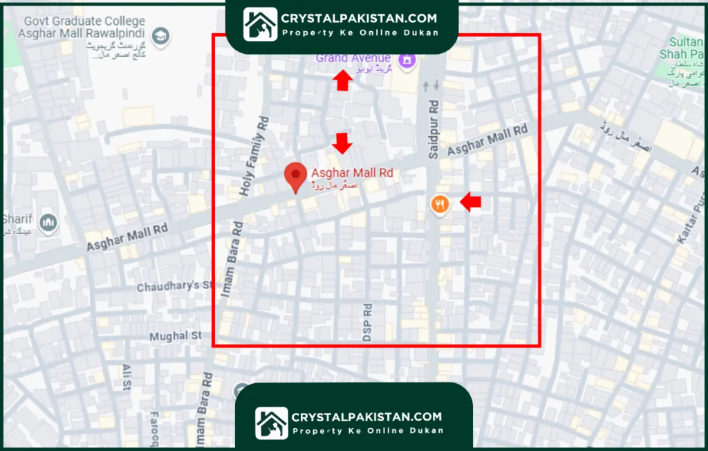 Asghar Mall Location