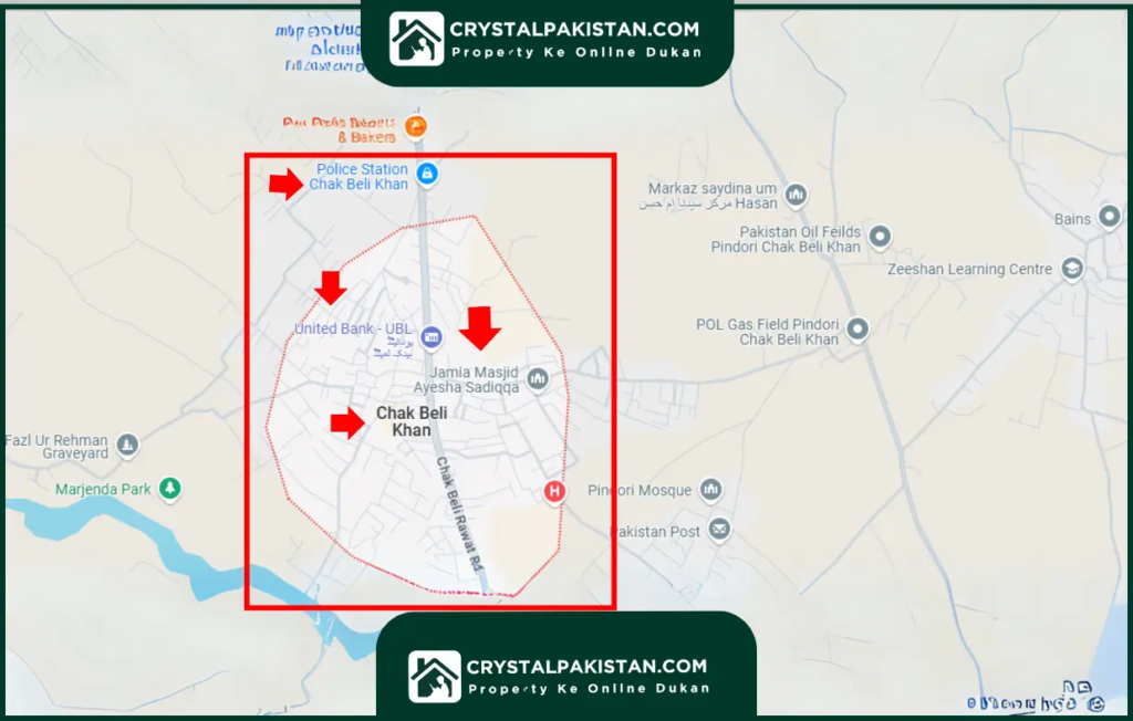 Chak Beli Khan Location