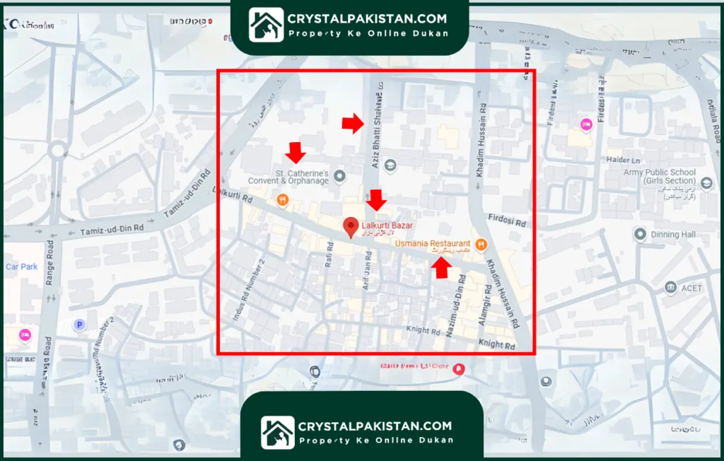 Lal kurti Bazar Location
