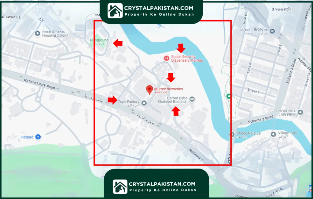 Murree Brewery Location