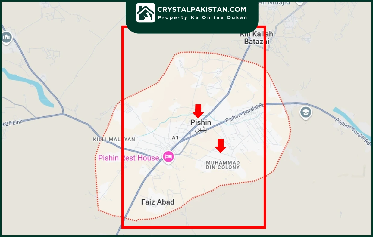 PISHIN MAP