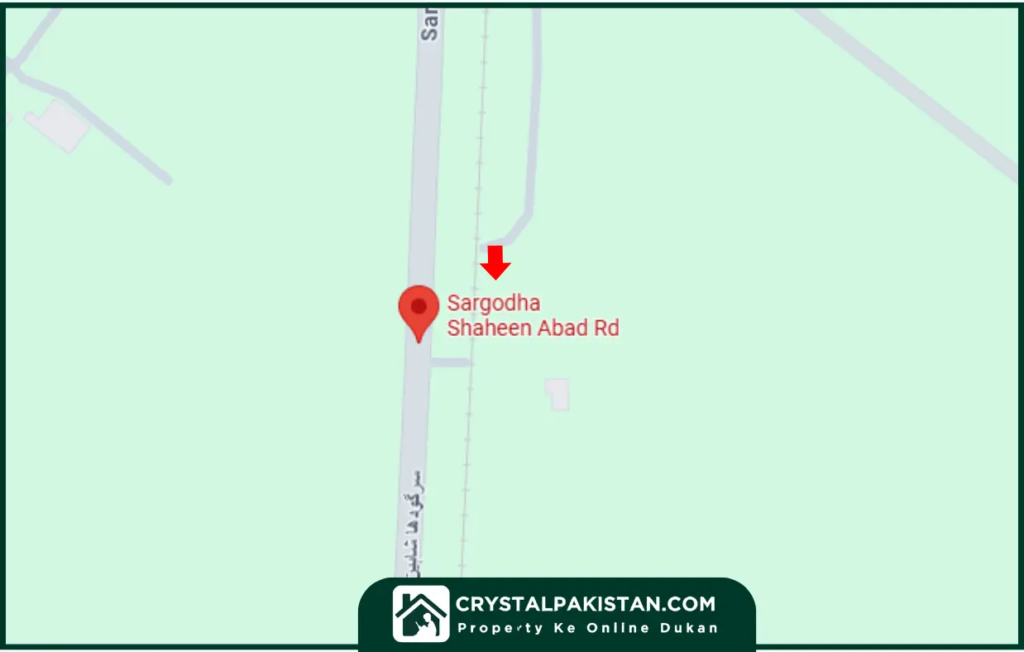 Shaheenabad Sargodha Location