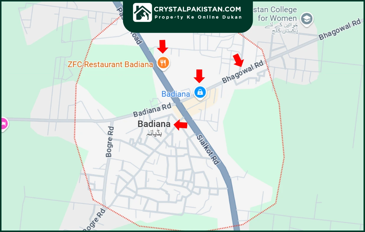 badiana map