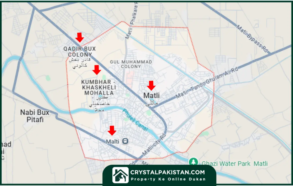 Matli Sindh Location