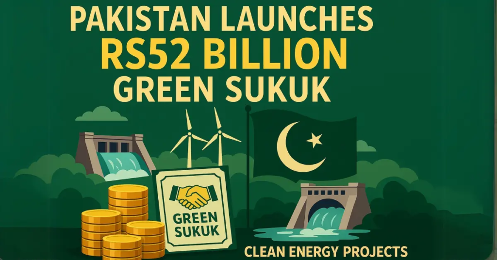 Pakistan Launches Rs52 Billion Green Sukuk to Fund Clean Energy Projects