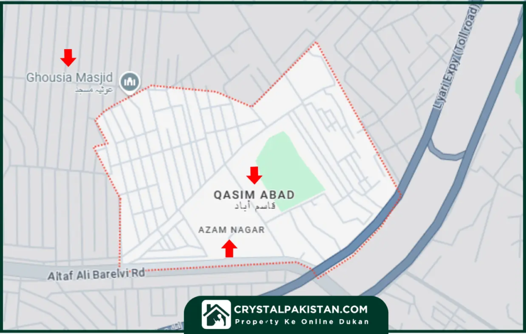 Qasimabad Location