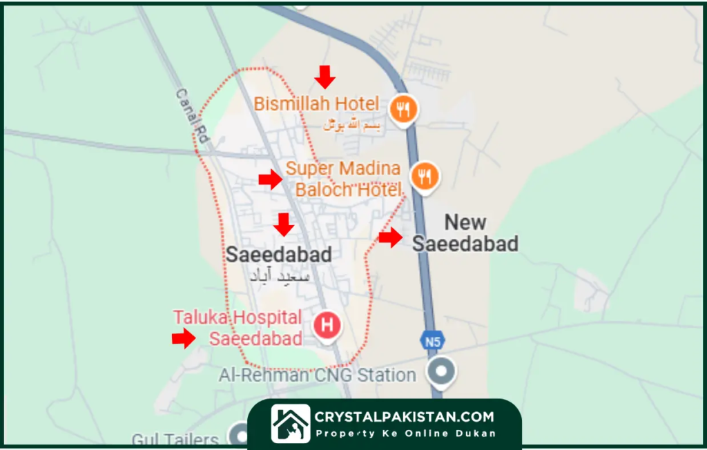Saeedabad Location
