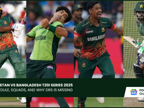 Pakistan vs Bangladesh T20I Series 2025