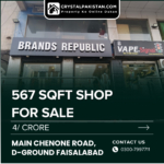 💼 567 Sqft Shop For Sale at Prime Location – Main ChenOne Road, D-Ground Faisalabad (2)