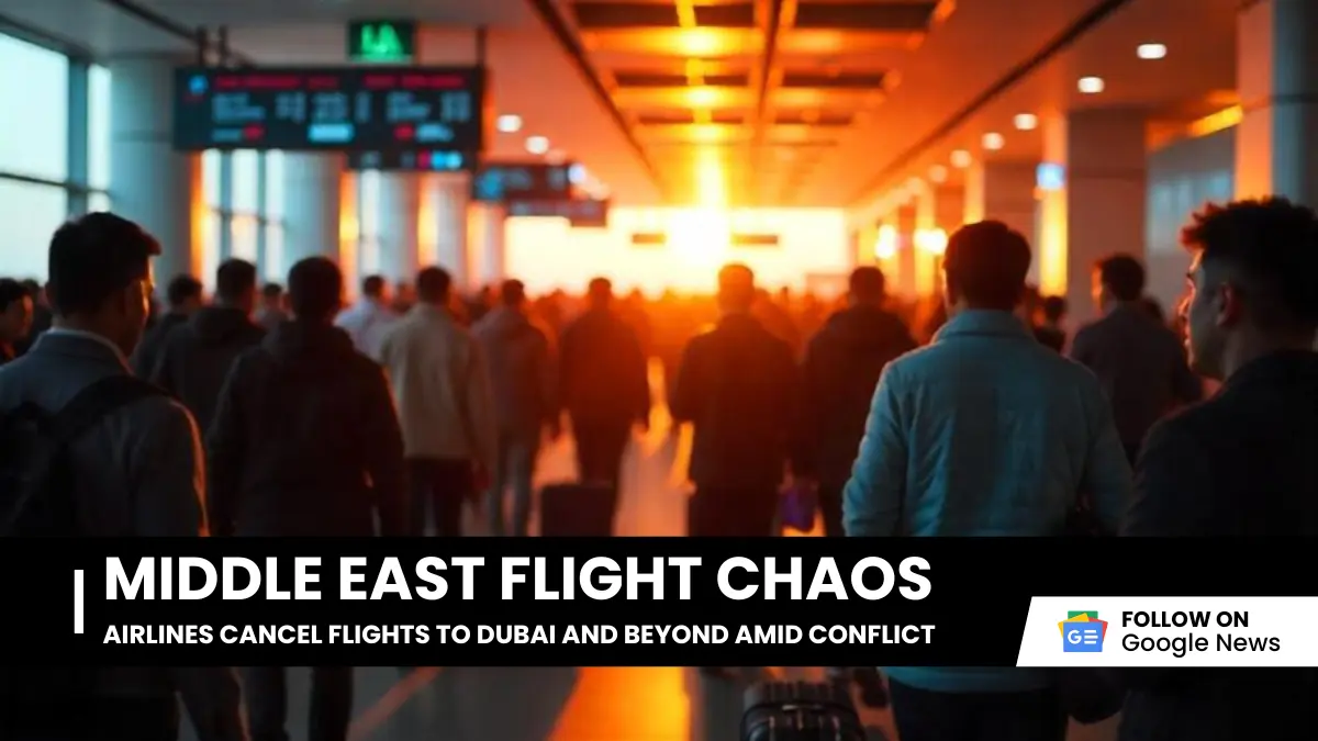 Middle East Flight Chaos Airlines Cancel Flights to Dubai and Beyond Amid Conflict