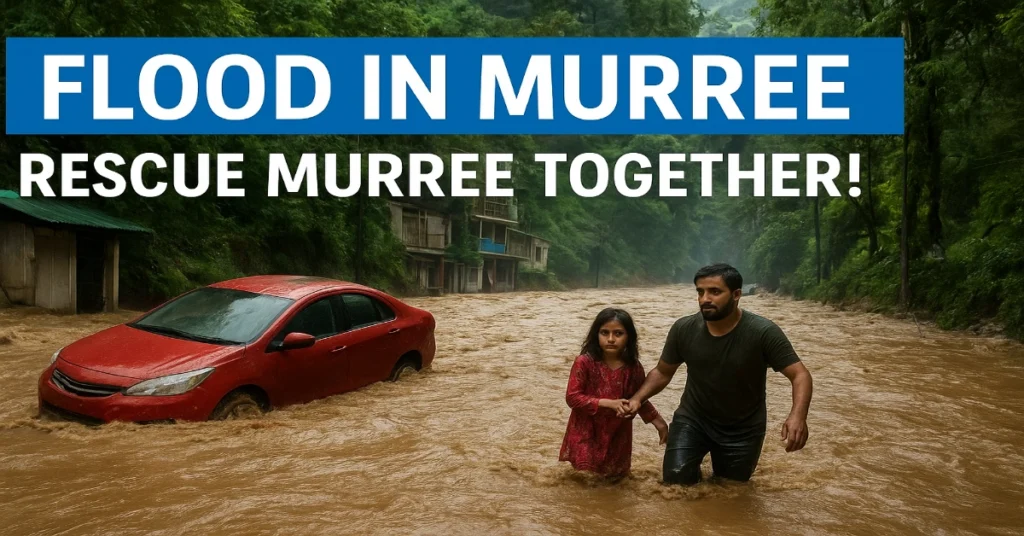 Flood in murree