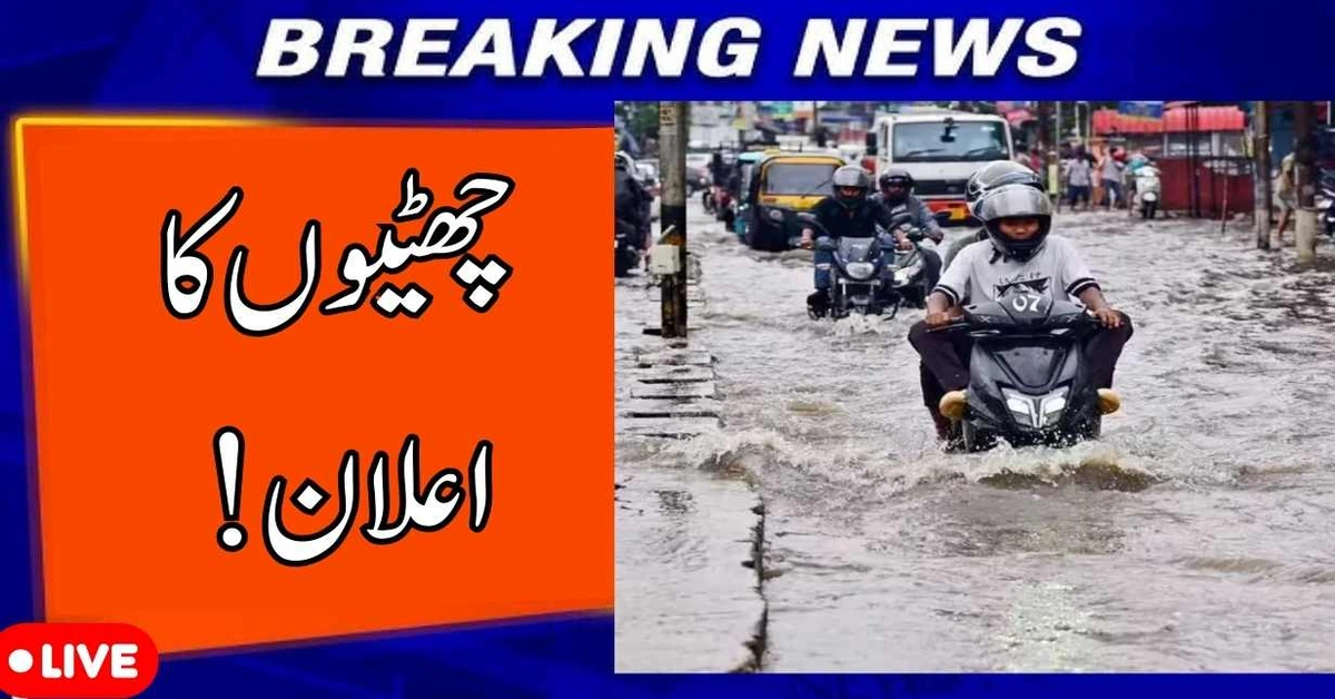 Punjab School Holidays 2025 Flood