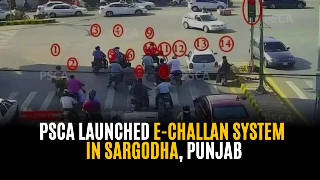 PSCA Launched E-Challan System in Sargodha, Punjab