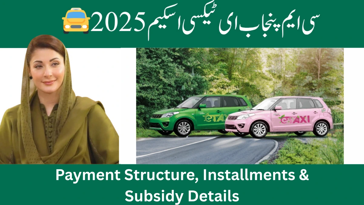 Punjab E-Taxi Program 2025: Payment Structure, Installments & Subsidy Details