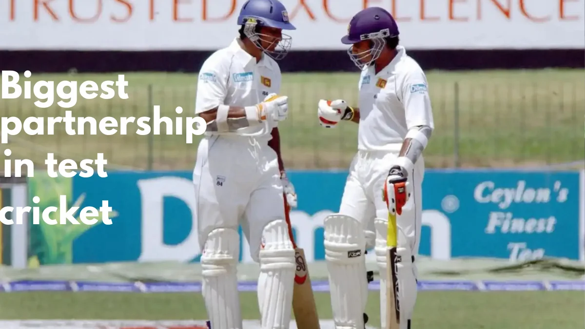 Biggest partnership in test cricket by Jayawardene and Sangakkara during record 624-run stand in Colombo