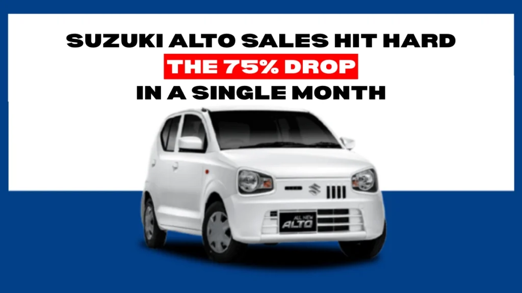 Suzuki Alto Sales Hit Hard: The 75% Drop in a Single Month
