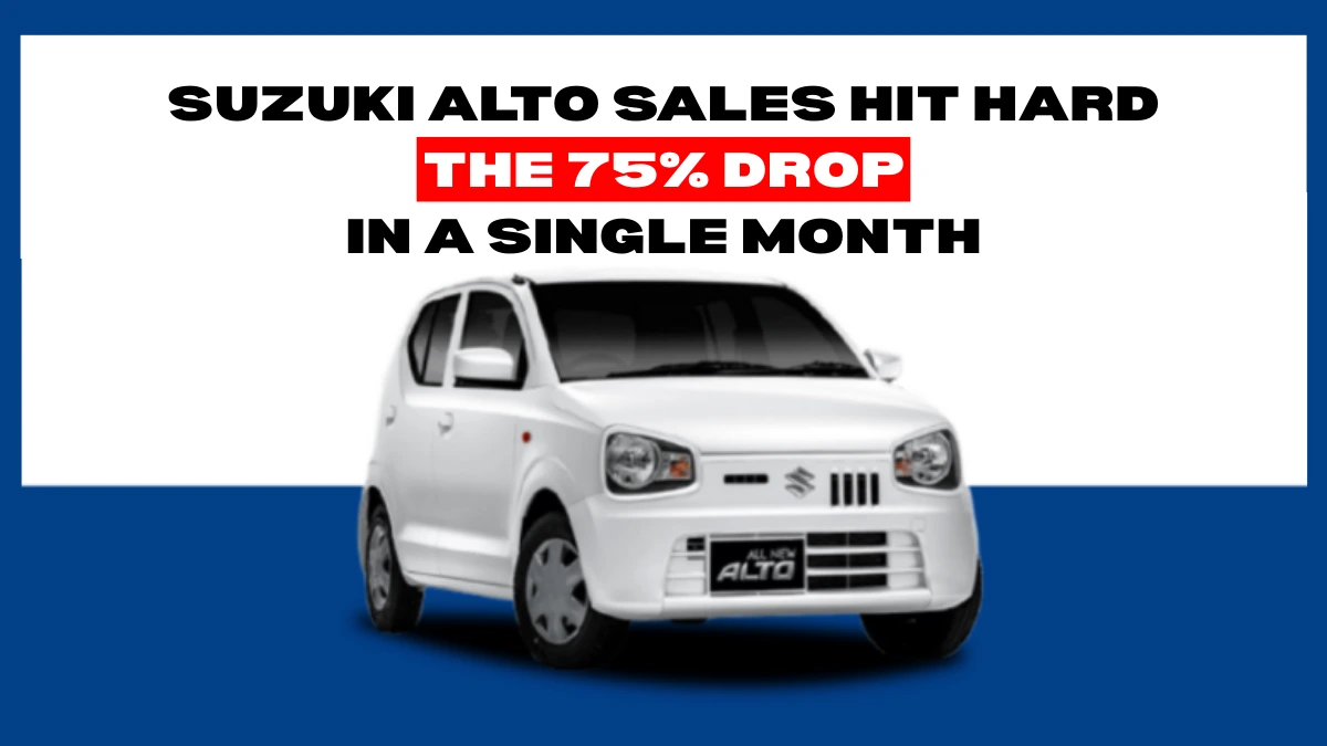 Suzuki Alto Sales Hit Hard: The 75% Drop in a Single Month