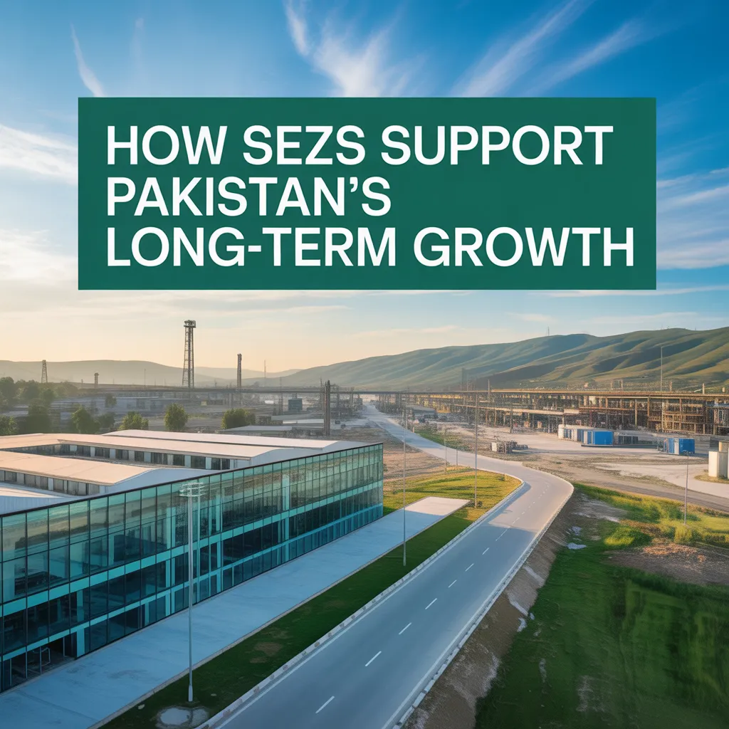 Modern industrial zone showing opportunities for Pakistan’s textile sector and long-term economic growth.