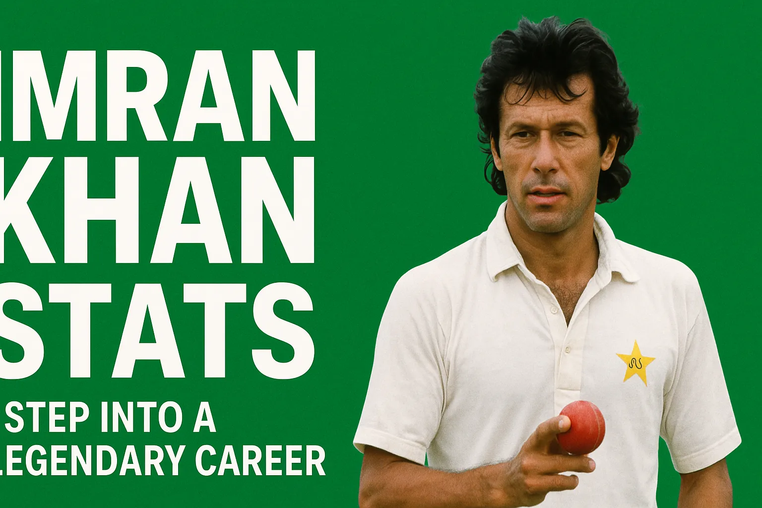 Imran Khan Stats – Legendary Pakistani cricketer’s career highlights with batting, bowling, and captaincy records