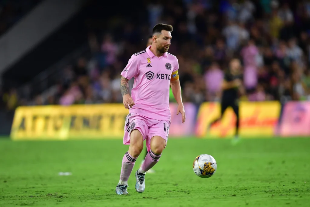 Lionel Messi leads Inter Miami with electric support, showcasing stadium atmosphere and home advantage in action