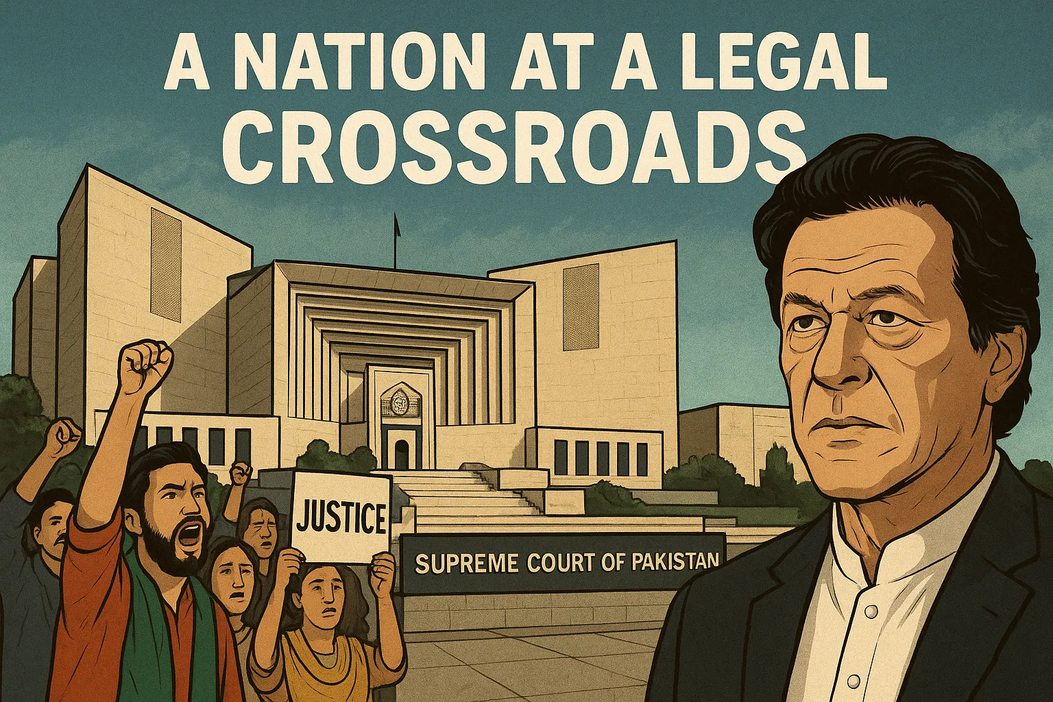Top court to hear Imran’s post amid legal tensions as protesters demand justice outside Supreme Court of Pakistan