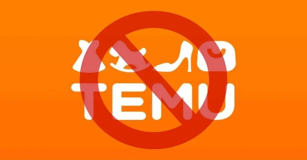 ban popular shopping app Temu