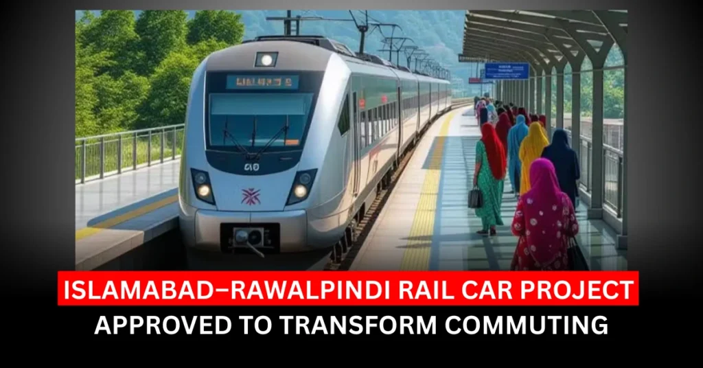 Islamabad–Rawalpindi Rail Car Project Approved to Transform Commuting