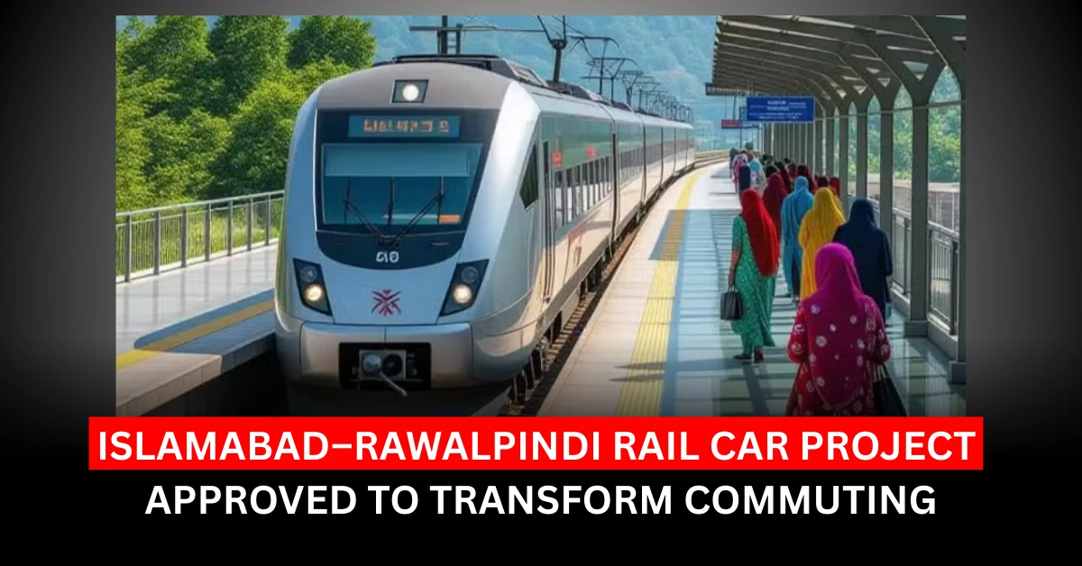 Islamabad–Rawalpindi Rail Car Project Approved to Transform Commuting