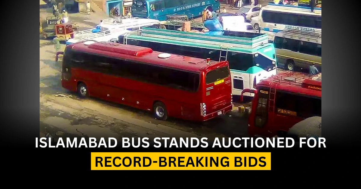 Islamabad Bus Stands Auctioned for Record-Breaking Bids