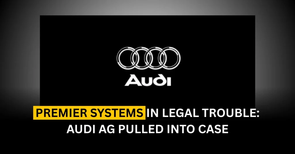 Premier Systems in Legal Trouble: Audi AG Pulled Into Case