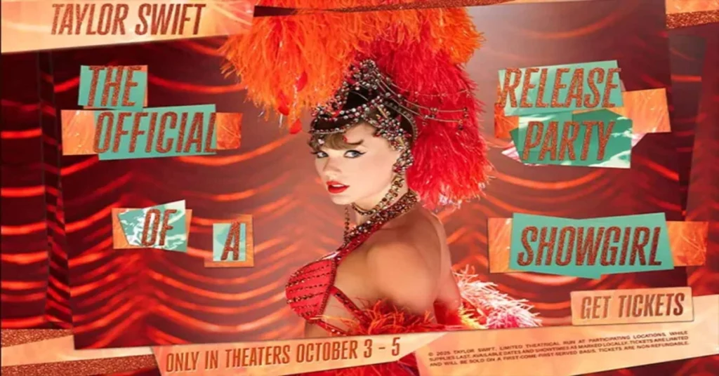 Release party of a showgirl