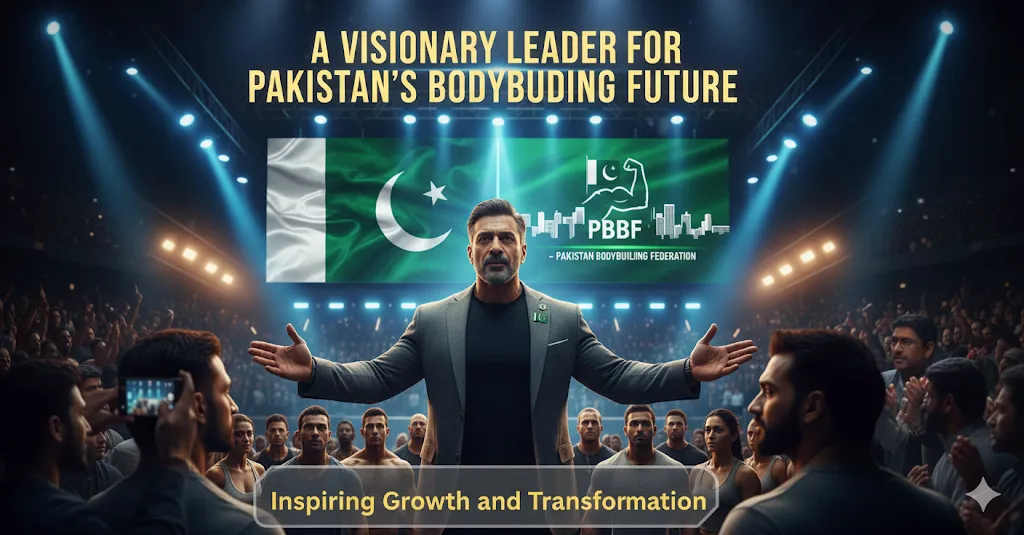 Chaudhry Shujaat Hussain Appointed PBBF Chairman, leading Pakistan’s bodybuilding federation with vision and inspiration.