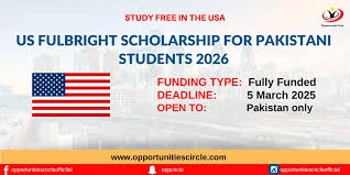 Scholarships for Pakistani Students in 2026 – Foreign Opportunities
