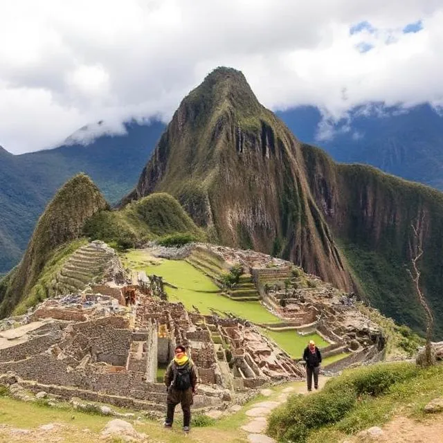 Explore the ruins of Machu Picchu and learn how long the Classic Inca Trail takes to complete in this breathtaking view.
