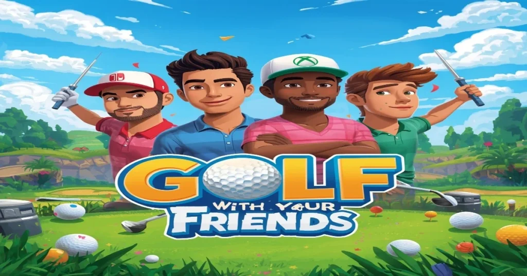 Is Golf with Your Friends Crossplay? Multiplayer golf game artwork showing friends enjoying fun gameplay together.