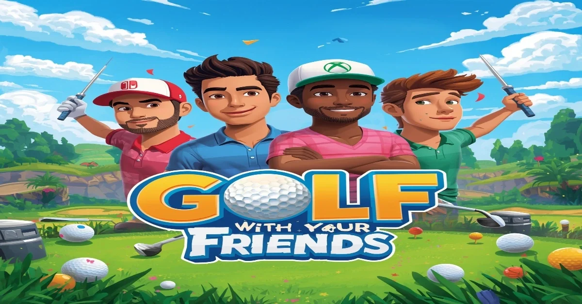 Is Golf with Your Friends Crossplay? Multiplayer golf game artwork showing friends enjoying fun gameplay together.