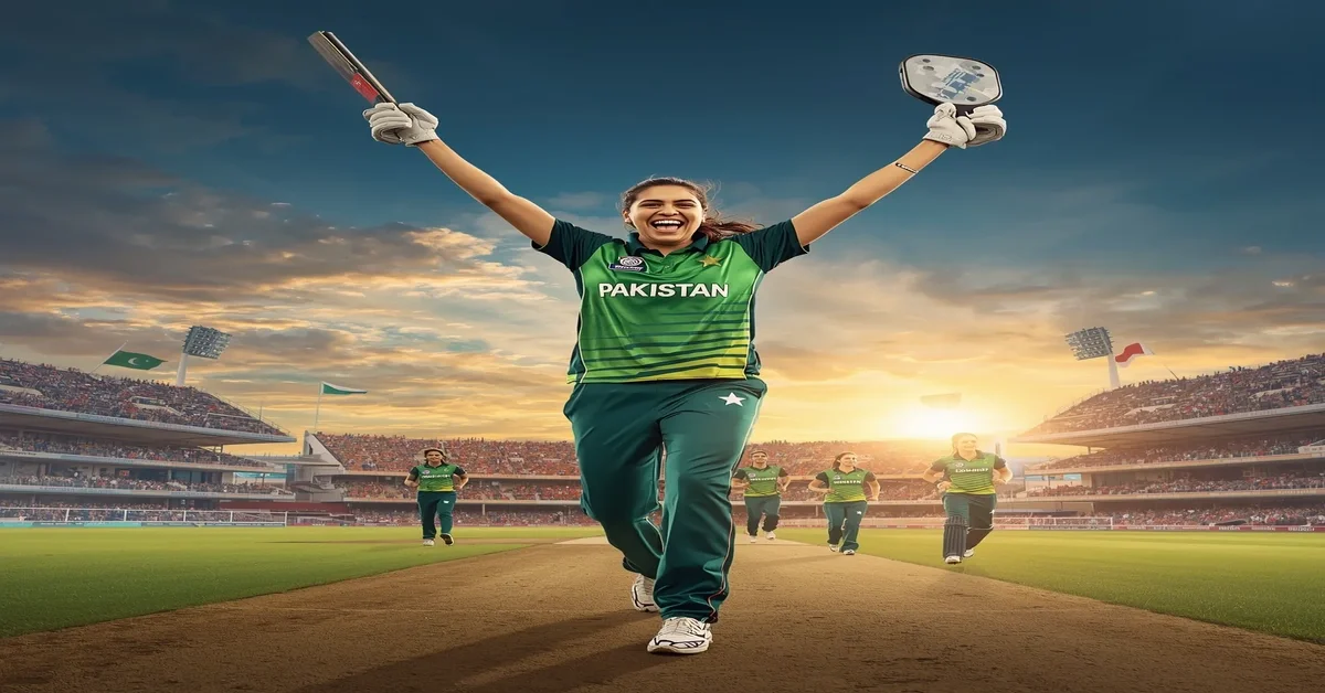Sidra Amin achieves major milestone during first South Africa ODI as Pakistan players celebrate her record performance on the field.