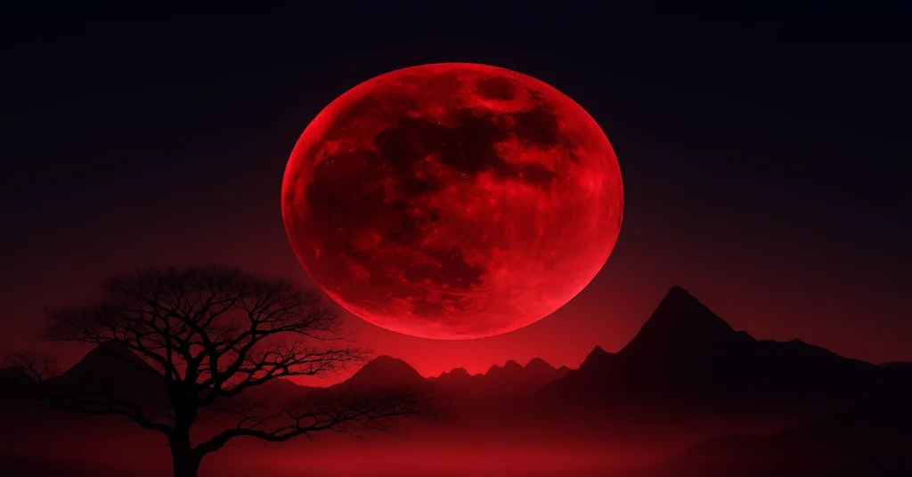 Total Lunar eclipse Blood Moon