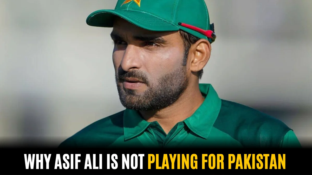 Asif Ali in Pakistan cricket jersey – Why Asif Ali is not playing for Pakistan explained with career update.