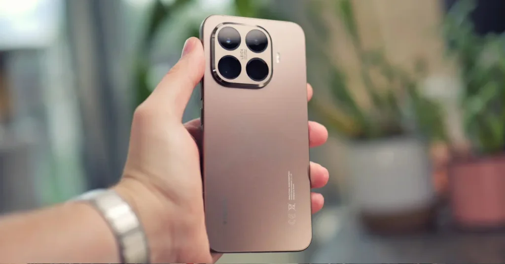 Xiaomi 15T Pro smartphone with sleek design and triple camera setup, offering premium performance and advanced features.