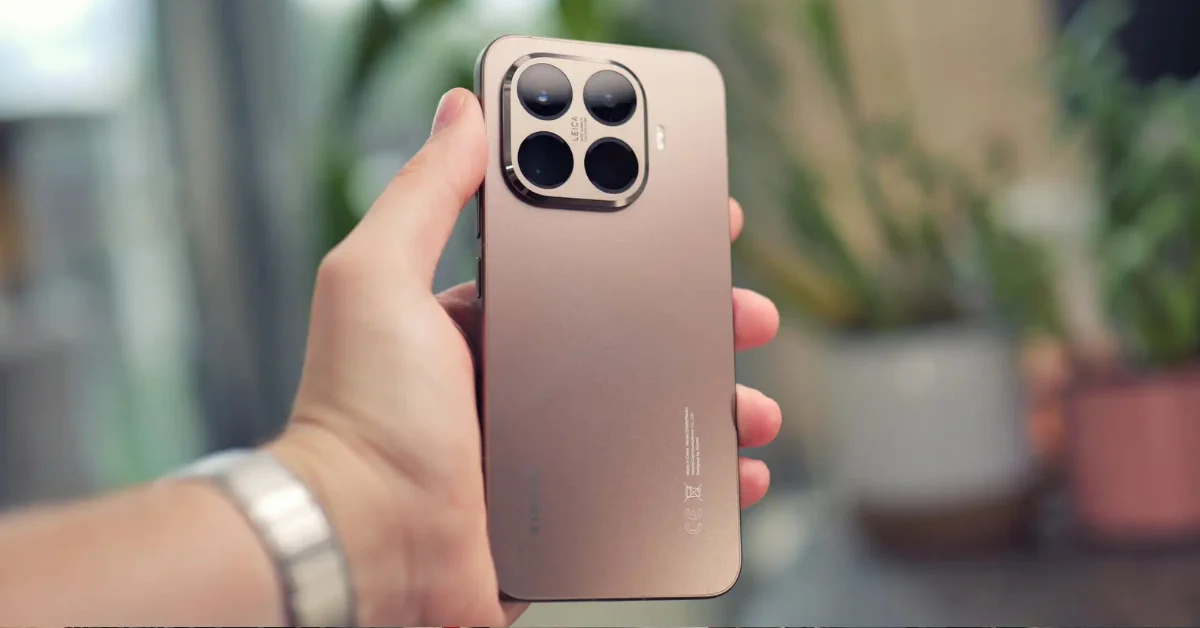 Xiaomi 15T Pro smartphone with sleek design and triple camera setup, offering premium performance and advanced features.