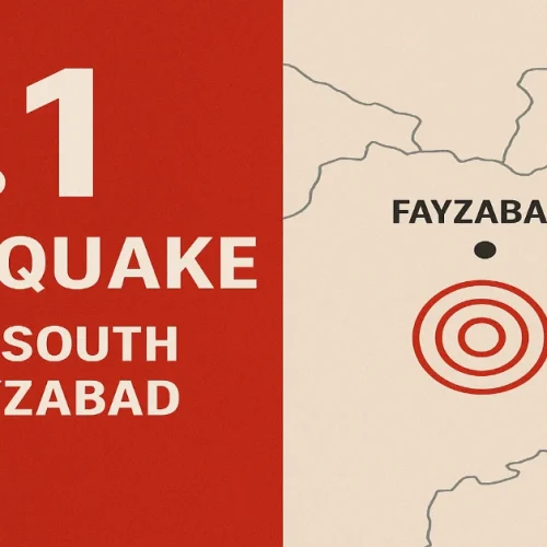 5.1 Earthquake – 75 km south of Fayzabad-Get More Details!